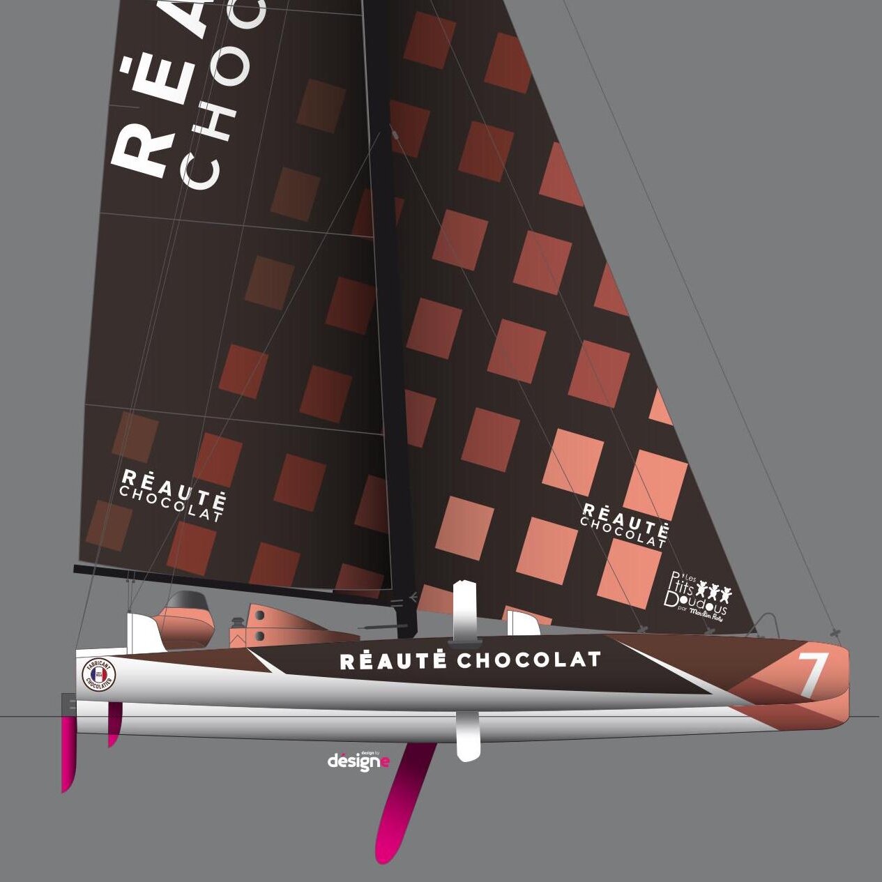 Bateau Réauté Chocolat de la class Multi50